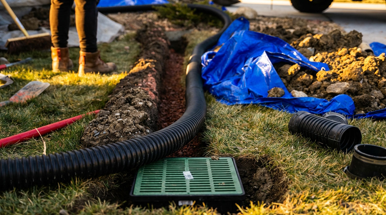 Irrigation system installation in Boulder County